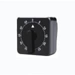 Keukengerei - time timer - Kookwekker analoog - keuken gadgets - kunststofmateriaal - Zwart