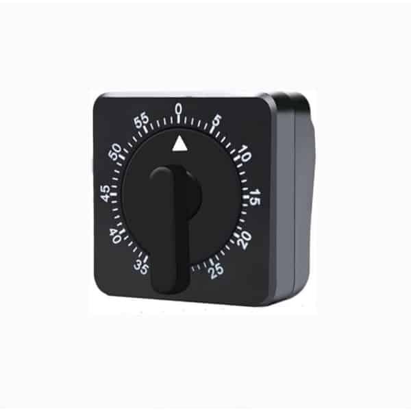 Keukengerei - time timer - Kookwekker analoog - keuken gadgets - kunststofmateriaal - Zwart