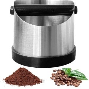 Knock Box - RVS Koffie Knock Box - Koffie Beating Container - Koffiedik Opslag - Keuken Accessoires voor Café Restaurant Kantoor