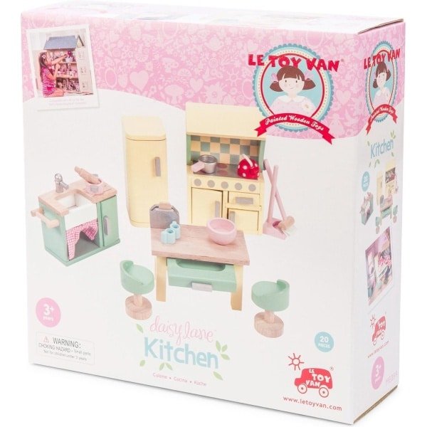 Le Toy Van Poppenhuis meubels - Houten keuken set met accessoires