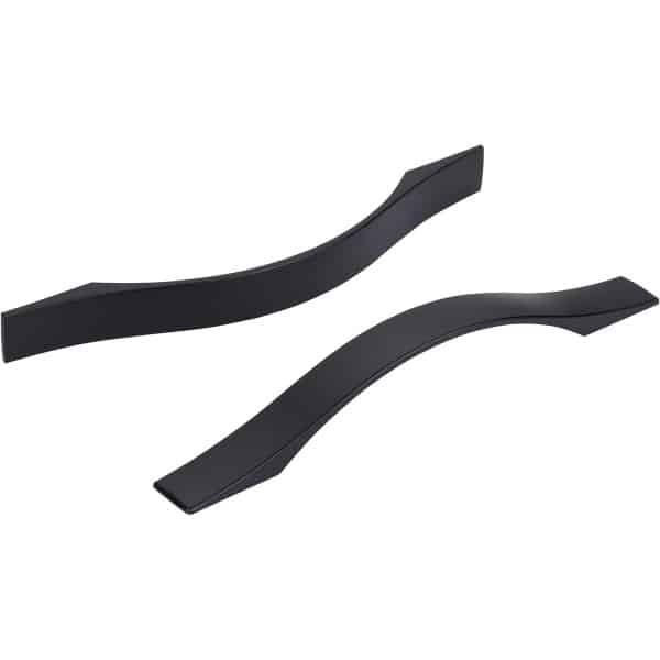 Metalen Keukenkast Handgrepen Set - Zwarte Handgrepen - 6 Stuks - Keukenkast Deurgrepen 128mm - Duurzaam - Eenvoudig te Installeren - Keuken Accessoires - Geschikt voor Keukenkasten - Mat Zwart MODEL.