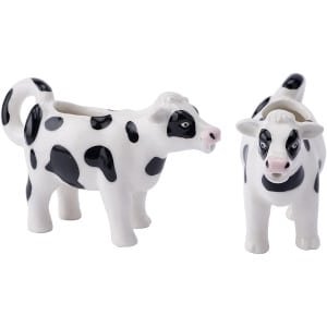 Mini Cow Milk Jug - Zwart-wit - Voor 30ml - Keuken Accessoire - Loft by CGB Giftware - GB05791