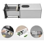 Mygroot - Elektrische multifunctionele frietmachine - Elektrische aardappelsnijder - Elektrische frietsnijder voor keuken - Groene sijnder .