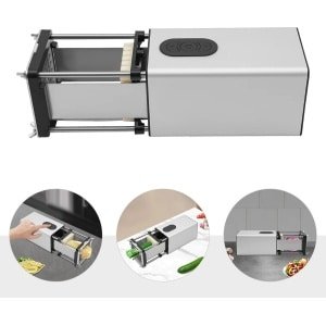 Mygroot - Elektrische multifunctionele frietmachine - Elektrische aardappelsnijder - Elektrische frietsnijder voor keuken - Groene sijnder .