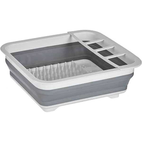 Opvouwbaar Afdruiprek voor Vaat en Bestek - Siliconen Keuken Accessoire