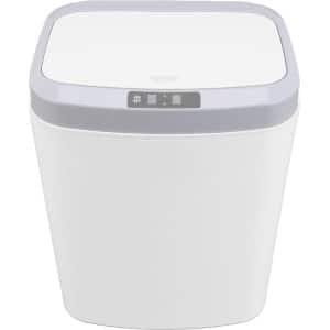 Prullenbak 16L Automatische Elektrische Intelligente Inductie Prullenbak voor Keuken Kantoor Thuis - Wit