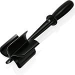 Purreestampers - Aardappelstampers - Vleesstamper - Zwart - ABS - 6.4*6.4*28cm - Keuken Accessoire - Stamper - Meat Chopper - Vleeshakmachine - Pureestamper - Hittebestendige Vleesstamper Voor Gehakt