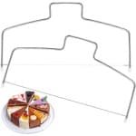 RVS Cake Leveller en Cutter Set - Professioneel Bakgereedschap voor Brood, Gebak en Cake - Keuken Accessoires