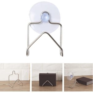 RVS Sponsrek voor Gootsteen met Zuignappen - Keuken Organizer voor Sponges en Accessoires