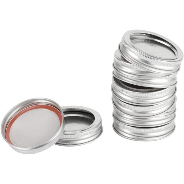 Roestvrij stalen potdeksels, herbruikbare deksels met afdichtingslaag, 10 stuks - keuken accessoires, duurzaam, zilverkleurig - Voor het afsluiten van potten en pannen.