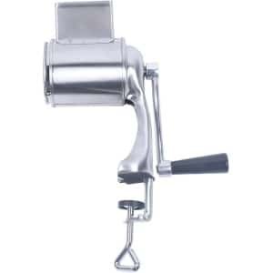 Roestvrijstalen Handmatige Aardappelrasp en Groenteschaaf met 5 Trommels - Keuken Accessoire