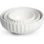 Set van 3 Keramische Slakommen - Serveerschalen voor Fruit en Pasta - Verschillende Maten - Praktische Nestkommen - Stijlvol Servies - Keuken Accessoires.