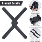 Set van 4 Hittebestendige Siliconen Onderzetters en Pannenlappen - Keuken Accessoires voor Pannen, Potten en Schalen