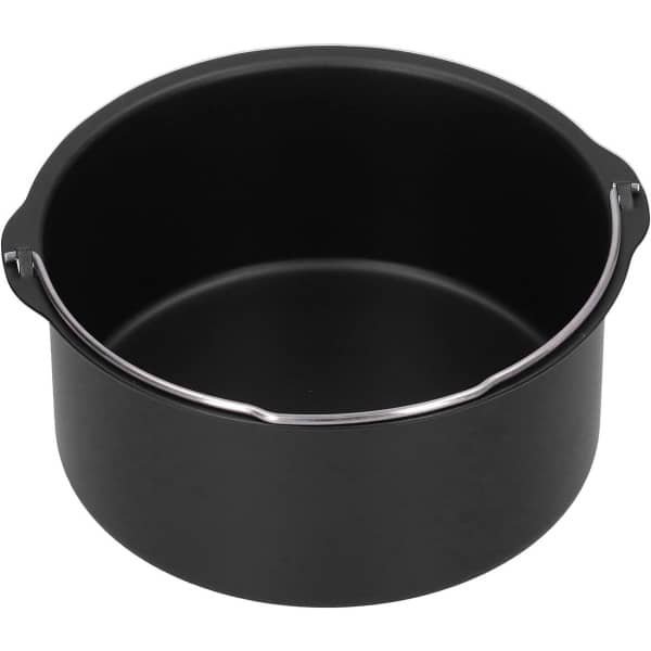 Set van Air Fryer Metalen Pizza Bakpannen - Bakvormen voor Snelkookpan en Oven - Koolstofstaal Nonstick Accessoire - Keuken Gadgets - Elektrische Bakvorm (7 inch)