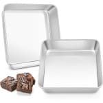 Stainless Steel Square Cake Mold - 2.15 cm - Taart Bakvorm - Keuken Accessoire