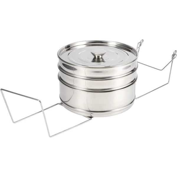 Stoomboot Mand Fornuis Pot Accessoires van RVS, 3 Tier Snelkookpan Accessoires, Voedsel Fornuis - Handige Keuken Gadgets