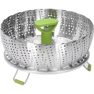 Stoommand van roestvrij staal voor stoomkoken - telescopische mand voor fruit, groenten en vis - keuken accessoires