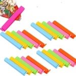 Vershoudclips - Vershoudklem - Zakklem - Knijpers - Klemmetjes - 20 stuks - Multicolor - 8,5 cm - Keuken accessoire - Verpakking dichtmaken - Zakjes dichthouden - Verhouden - CHPN