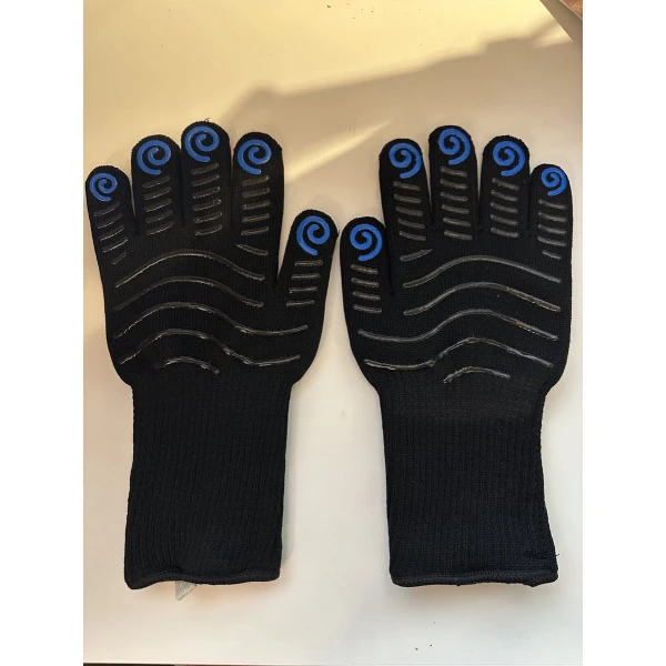 Viktor & Muller® - Ovenhandschoenen - 2 stuks - EN407 Certificaat - tot 500°C - Ovenwanten - Hittebestendige BBQ Handschoenen - Keuken - Koken - Grill - Waterdicht - Barbecue - Oven handschoenen - Anti slip - Grill - hand schoenen - Accessoires