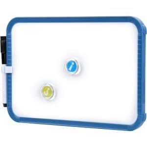 Whiteboard 30 x 20 cm - Magnetisch Bord met 1 Pen - 2 Magneten - voor Kantoor en Keuken - met Nieuwe Vuilafstotende Technologie - Boodschappenlijst - Koelkast - Mededelingenbord - Kantoor Accessoires