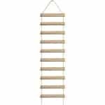 Wichteltür 60 cm gnome accessoires breien ladder - miniatuur ladder - geschikt voor gnome deur - kerstdecoratie - vloer - keuken kast