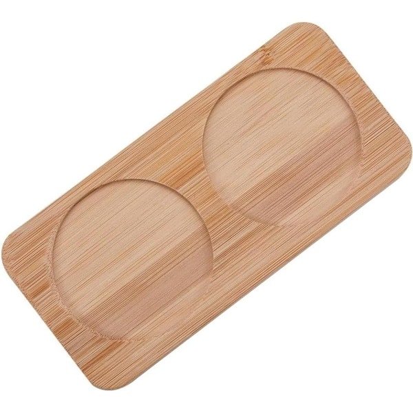 Zout- en pepermolen - Keukenaccessoires - Bamboe - Thee - Pepermolen - Hout - Accessoires - Woondecoratie - Opslag - 2 molens - Dienblad - Houder - Ambachten - Keuken - Rust