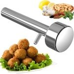 keuken accessoires - keuken gadgets - Gehaktbalmaker - 4cm - Roestvrijstalen materiaal - Zilver