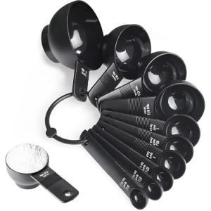 10-in-1 Maatlepel en Beker Set van Kunststof voor Keuken - Maatbeker voor Droge en Vloeibare Ingrediënten - Bakken en Koken Accessoires