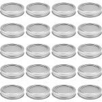 20 Stuks Potten Deksels voor Seal Twist Off, 70 mm, Zilverkleurig, Keuken Accessoires