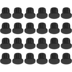 24 stuks siliconen gatstoppen 12 mm diameter - zachte flexibele rubberen paneelafdichtingshoes - verzonken type paneel - keuken accessoires - waterdichte afdichting - meubelbescherming