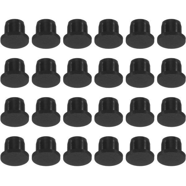 24 stuks siliconen gatstoppen 12 mm diameter - zachte flexibele rubberen paneelafdichtingshoes - verzonken type paneel - keuken accessoires - waterdichte afdichting - meubelbescherming
