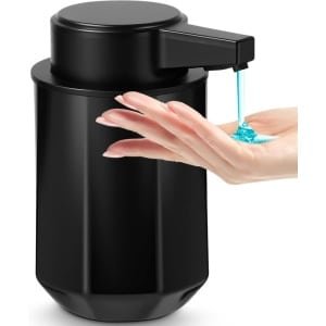 300 ml Elektrische Automatische Zeepdispenser met Sensor - Hygiënisch en Contactloos voor Badkamer, Keuken en Toilet, Zwart