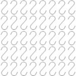 304 Roestvrij Stalen S-vormige Haken | Kledinghaak Keuken S-haken | Opknoping Kookgerei Sleutelhangers Tassen | Sieraden Kast Accessoires | 30 Stuks | 4,1 x ...