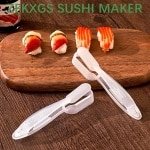 4 STKS Sushi Maken Kit Sushi Maker DIY Rijstbal Mold Set Onigiri Mold Bento Nori Keuken Rijstvorm Niet Stick Rijstballer Shakers Lunch Maker Mould Sushi Mold voor Thuis DIY Bento Accessoires