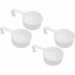 4 Stuks Roestvrijstalen Maatlepels voor Thee, Koffie en Melkpoeder - Huishoudelijke Keuken Accessoires