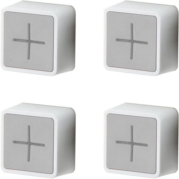 4-stuks zelf klevende hand doek houderset - hand doek houder - siliconen high-end haak zelf klevende kleding haak tas - keuken bad kamer accessoires hand doek opbergclip gadget - opbergclip gadget - gebroken wit