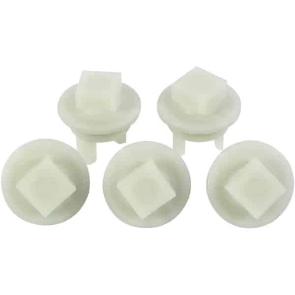 Accessoires voor Thuis Keuken: 5-delige Set Kunststof Tungsten Zwart Stopverf Wit met Gear Mouw