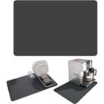 Afdruipmat 50 x 40 cm - Keukenmat voor koffiemachine - Sneldrogende keukenmat - Absorberend - Servies afdruipmat - Tapijt - Keuken accessoire.