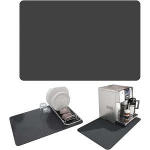 Afdruipmat 50 x 40 cm - Keukenmat voor koffiemachine - Sneldrogende keukenmat - Absorberend - Servies afdruipmat - Tapijt - Keuken accessoire.