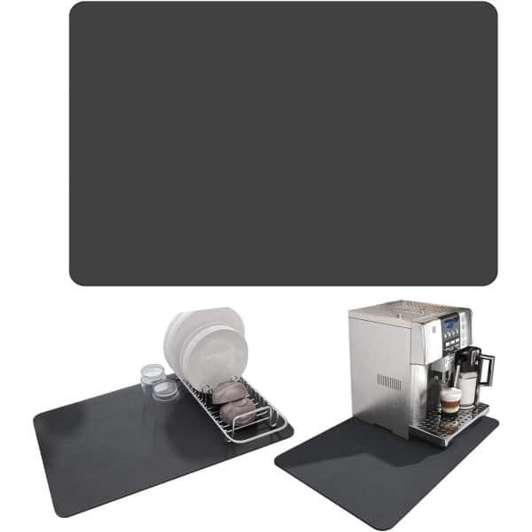 Afdruipmat 50 x 40 cm - Keukenmat voor koffiemachine - Sneldrogende keukenmat - Absorberend - Servies afdruipmat - Tapijt - Keuken accessoire.