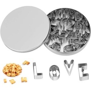 Alfabet Letters Fondant Koekjes DIY Plastic Symbool Bakvorm - RVS Alfabet Koekjes Keuken Gadget Bak Accessoires Set