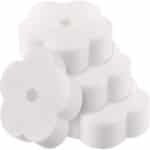 Allecto- Absorberende sponzen - Olie - Magische spons - Zwembad - Wasbare sponzen - Whirlpool - Spa-accessoires - Keuken - In bloemenvorm - Geschikt voor divers gebruik - 16 stuks.