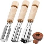 Allecto- Bakken en Decoreren Accessoires - Roestvrij Staal - Hartvorm - Stertype - Keuken Gereedschappen - Geschikt voor Koekjes - Cupcake Vuller en Decoratie - Keuken Accessoires