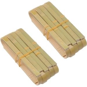 Allecto - Bamboe Tang - Natuurlijke Houten Toast Tang - Koken - Lengte 10CM - Keuken Accessoire - Geschikt voor Alle Pannen - Houten Keukengerei - 20 Stuks