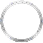 Allecto - Draaibaar Draaiplateau - Lazy Susan - Zilverkleurig - Aluminium - Eettafel Accessoire - Rond - Geschikt voor Keukentafel - Keuken Organisatie - 360 graden rotatie