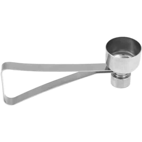Allecto- Eierschaal Cutter - Rvs - Ei Opener - Keuken Tool - Ei Cracker - Rvs Ei Cutter - Geschikt voor Keuken - Zilver Ei Topper Rvs Ei Cracken Keuken Accessoire.