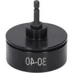 Allecto- Elektrische Afdekken Machine - Cap Sluitmachine - Draagbaar - Keuken Accessoire - Automatisch - Handheld - Geschikt voor Flessen - Diameter 30-40mm - Blauw.