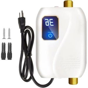 Allecto - Elektrische Doorstroomverwarmer - Badkamer en Keuken Verwarming - 3500W - Wandgemonteerd - Warmwater Douche - Thuis - 220V - Geschikt voor Wandmontage - Zilver