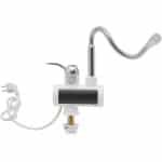 Allecto - Elektrische Kraan - Doorstromers - 360 Graden Draaibaar - Warmwaterkraan - Keukenkraan - Roestvrijstaal - 220V 3000W - Geschikt voor Keuken - RVS Kraan 360 Graden - Keuken 13L.