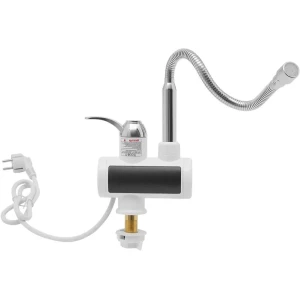 Allecto - Elektrische Kraan - Doorstromers - 360 Graden Draaibaar - Warmwaterkraan - Keukenkraan - Roestvrijstaal - 220V 3000W - Geschikt voor Keuken - RVS Kraan 360 Graden - Keuken 13L.